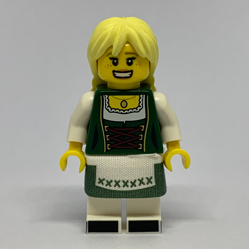 Pretzel Girl (CMF) — minifigure detail