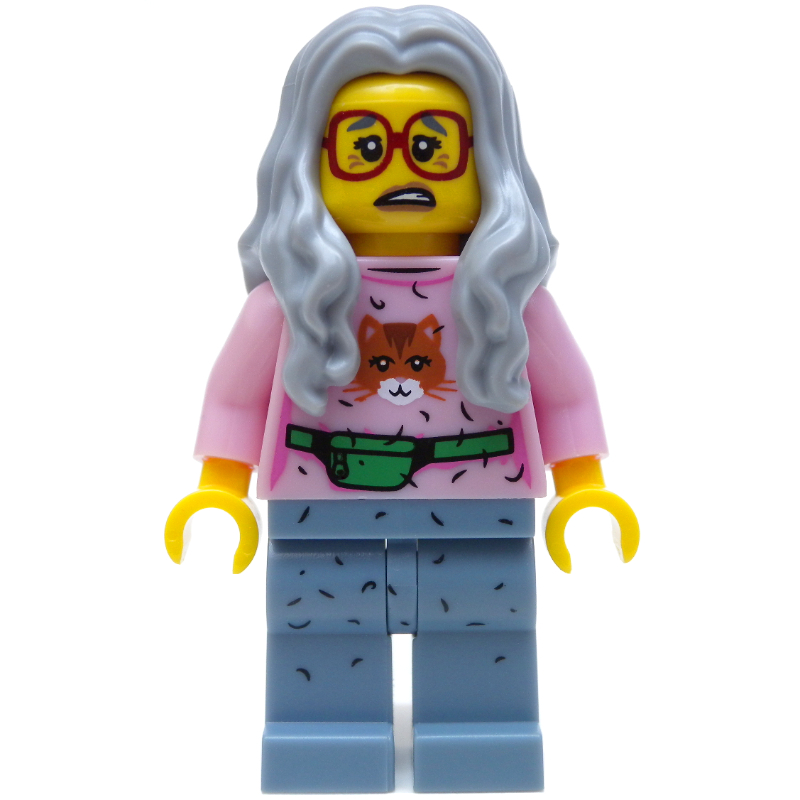 Sherry Scratchen-Post (CMF) — minifigure detail
