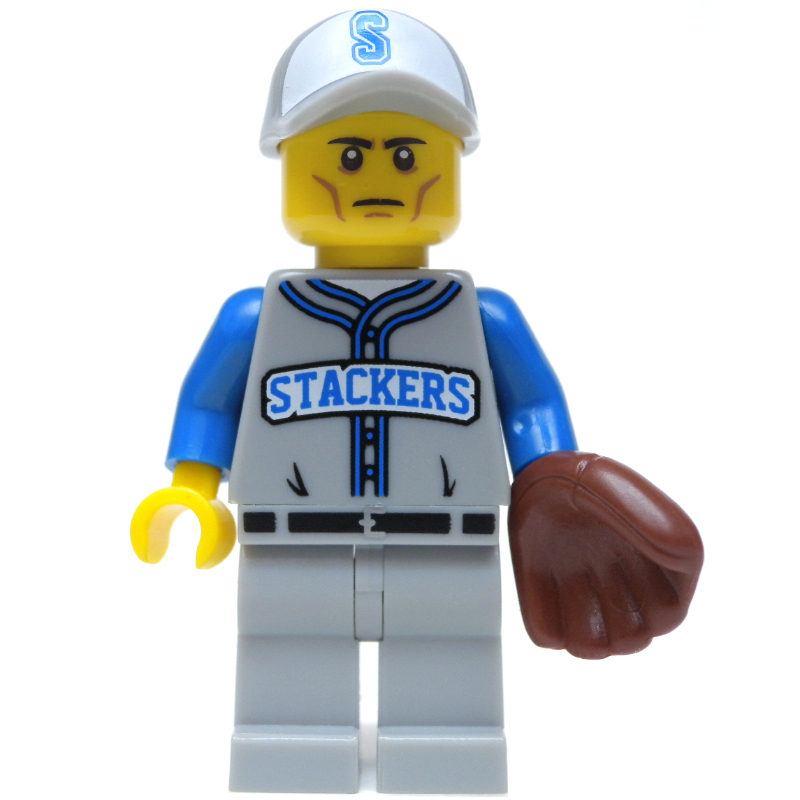 Baseball Fielder — minifigure detail
