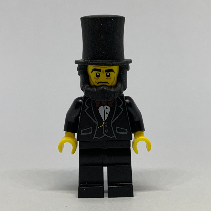 Abraham Lincoln (CMF) — minifigure detail