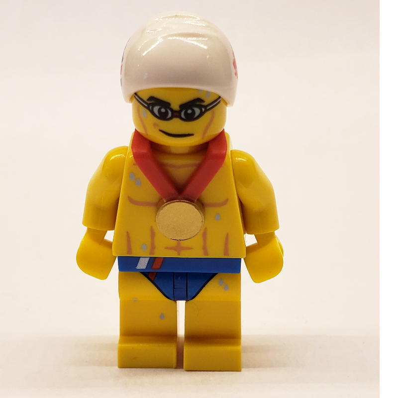 Stealth Swimmer, Team GB (CMF) — minifigure detail