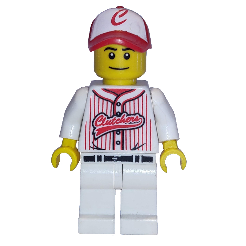 Baseball Player — minifigure detail