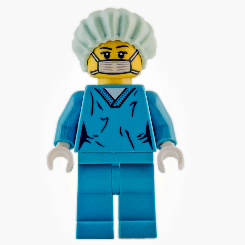 Surgeon — minifigure detail