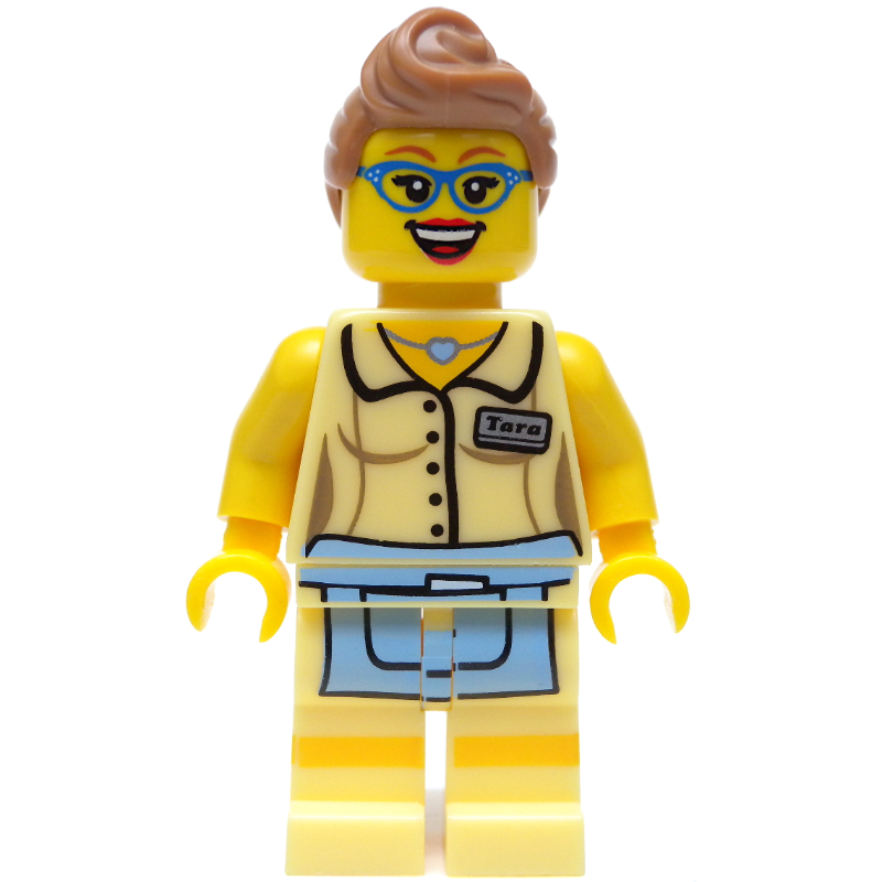 Diner Waitress — minifigure detail