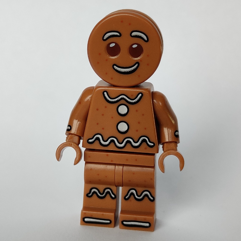 Gingerbread Man (CMF) — minifigure detail