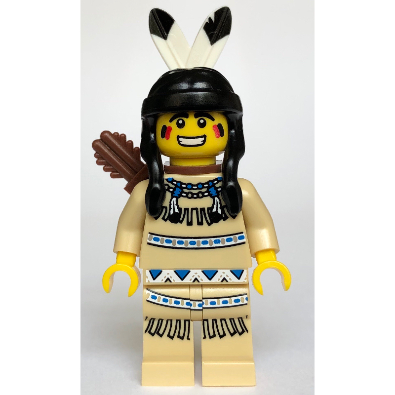 Tribal Hunter (CMF) — minifigure detail