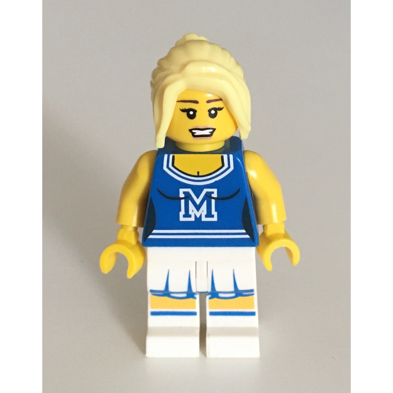 Cheerleader (CMF) — minifigure detail