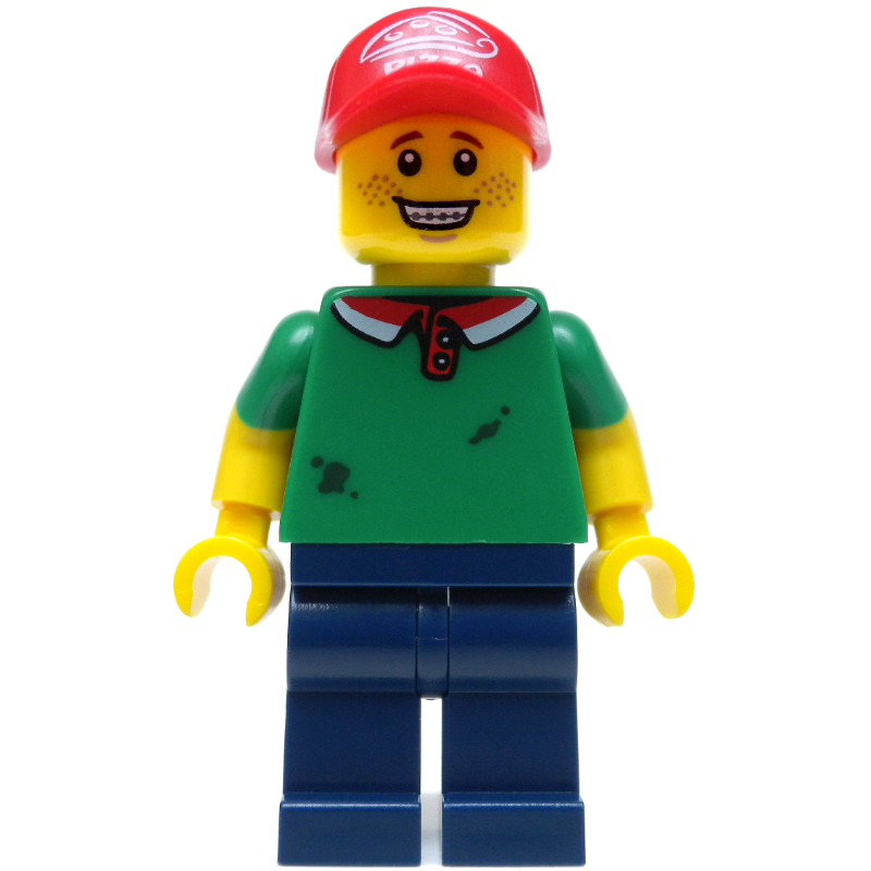 Pizza Delivery Man — minifigure detail