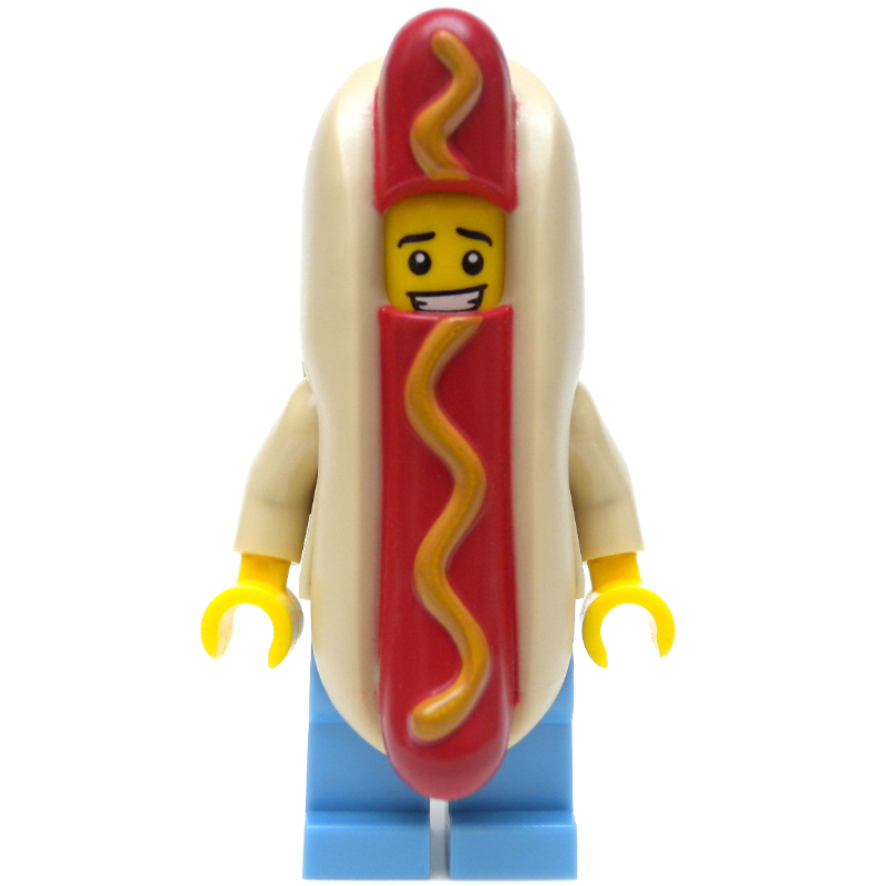 Hot Dog Man — minifigure detail