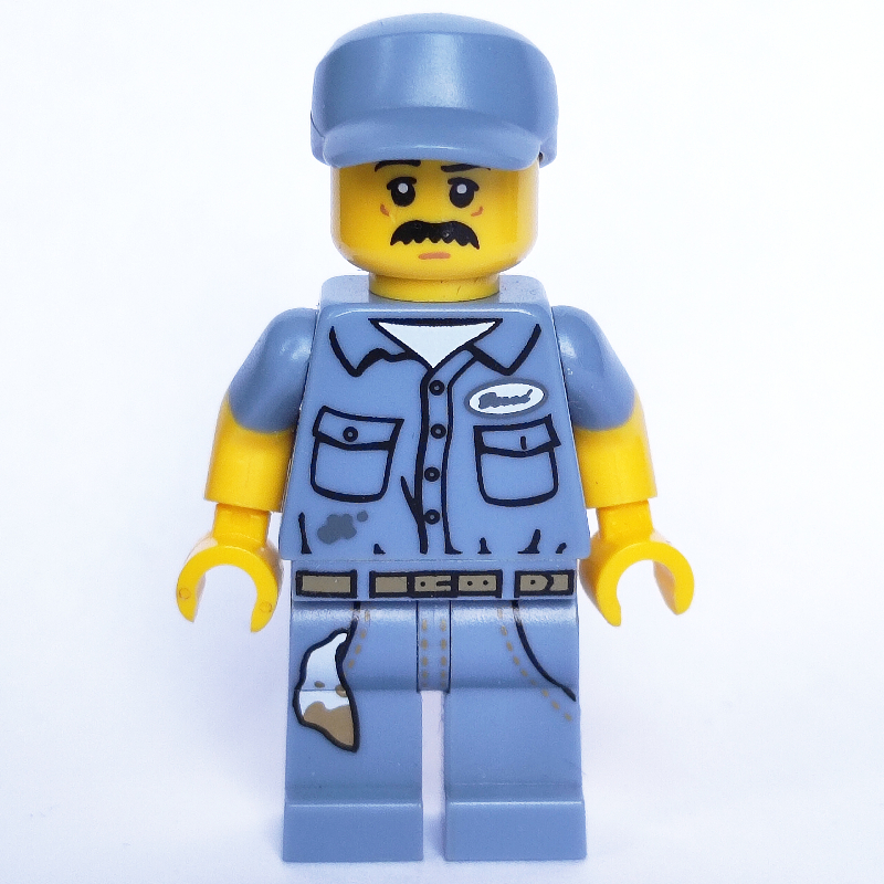 Janitor — minifigure detail