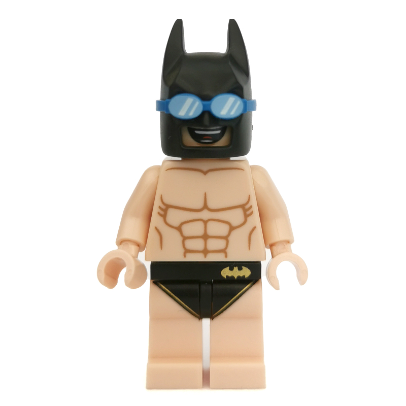 Batman, Swimsuit (CMF) — minifigure detail
