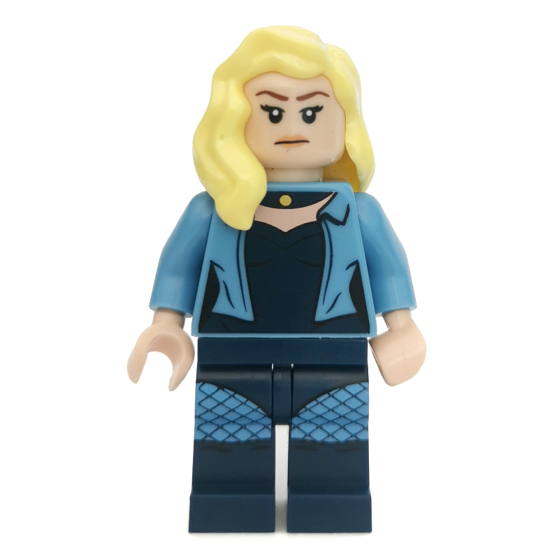 Black Canary (CMF) — minifigure detail