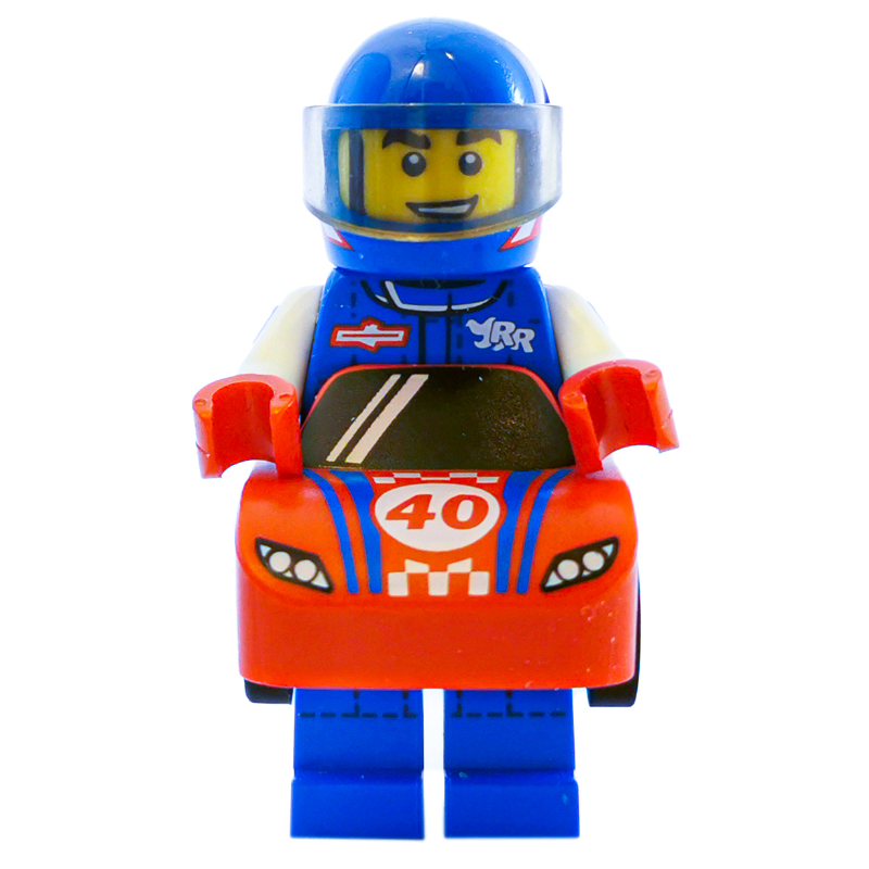 Race Car Guy (CMF) — minifigure detail
