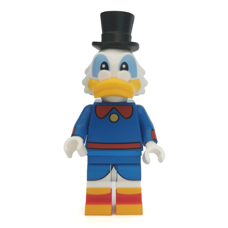 Scrooge McDuck (CMF) — minifigure detail