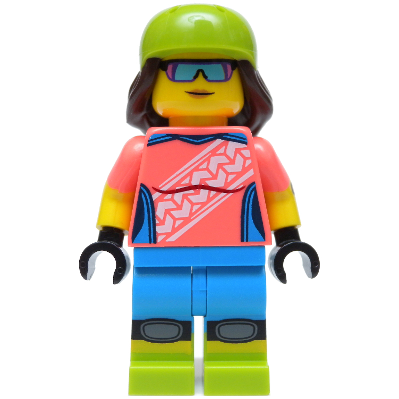 Mountain Biker — minifigure detail