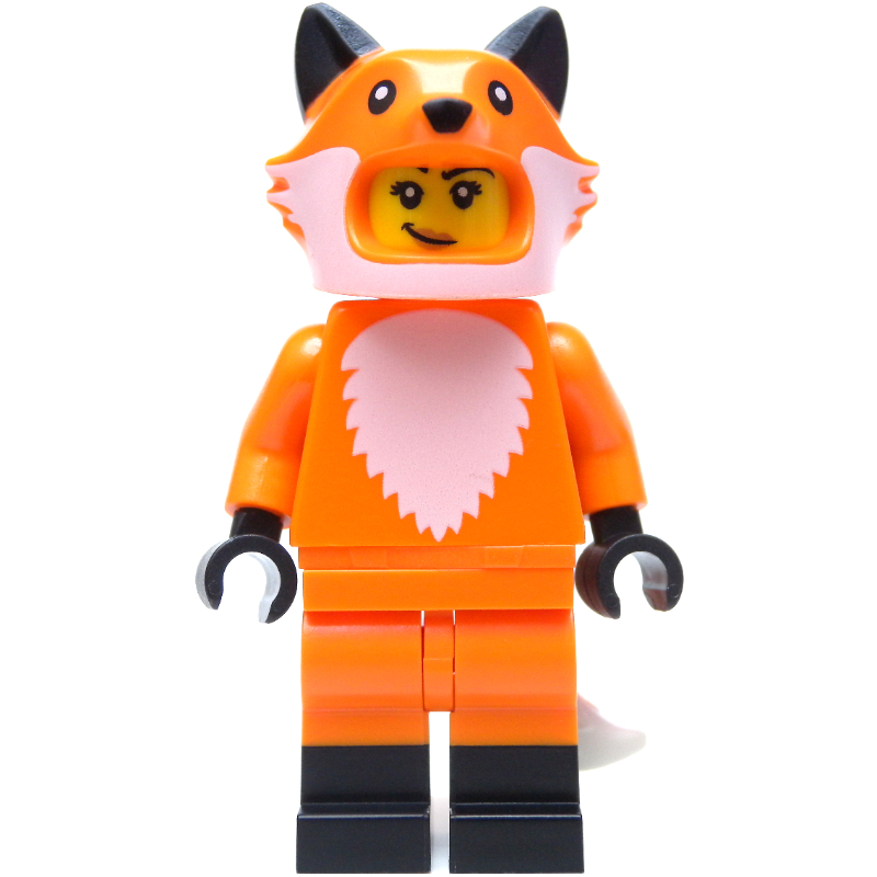 Fox Costume Girl — minifigure detail