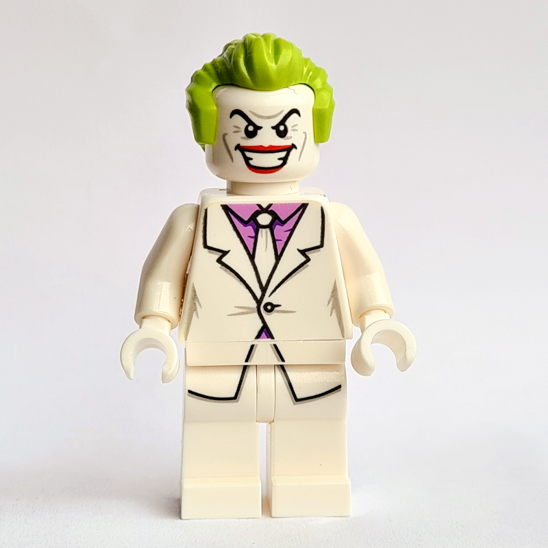 The Joker in White Suit — minifigure detail