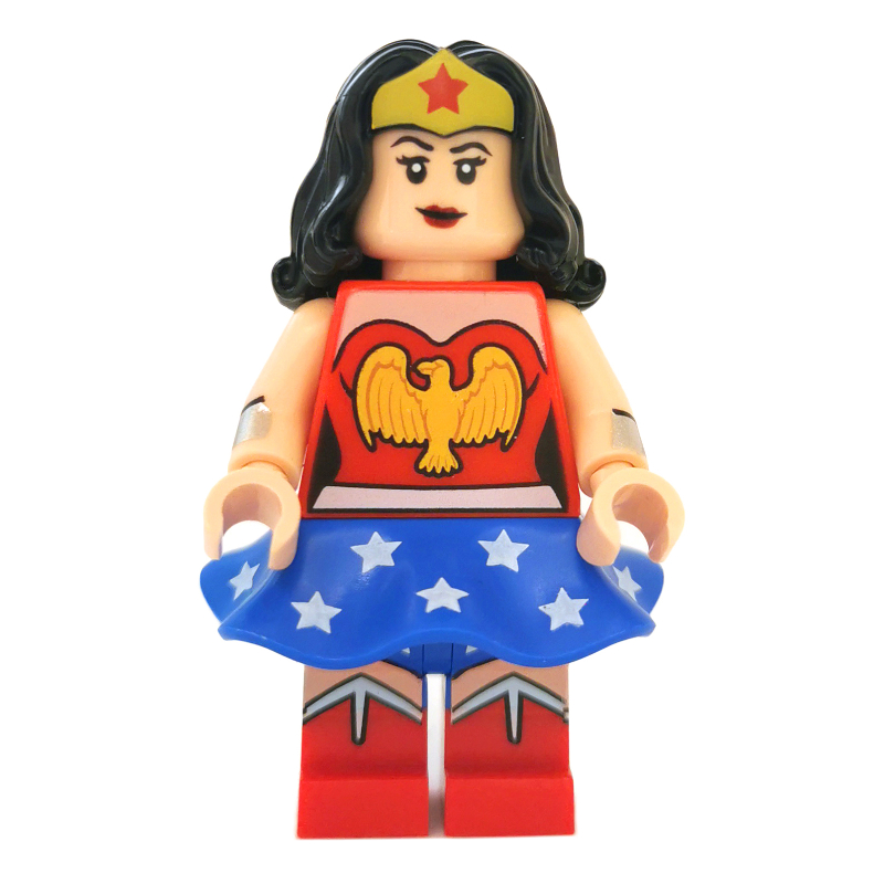 Wonder Woman (1941 First Appearance) (CMF) — minifigure detail