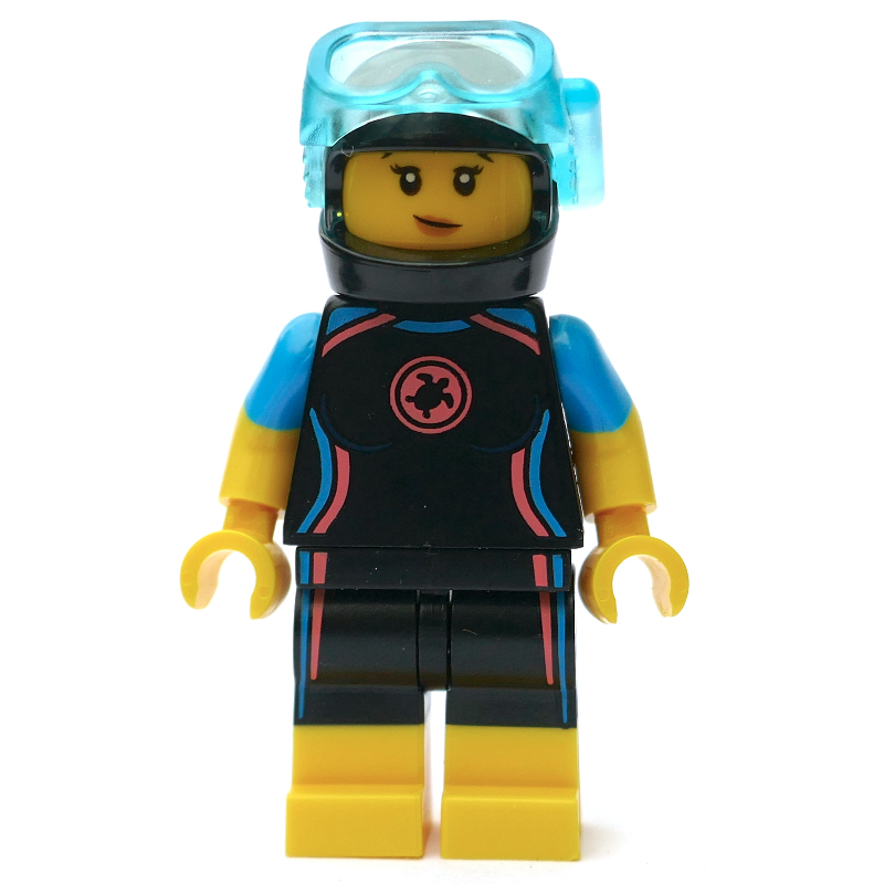 Sea Rescuer (CMF) — minifigure detail