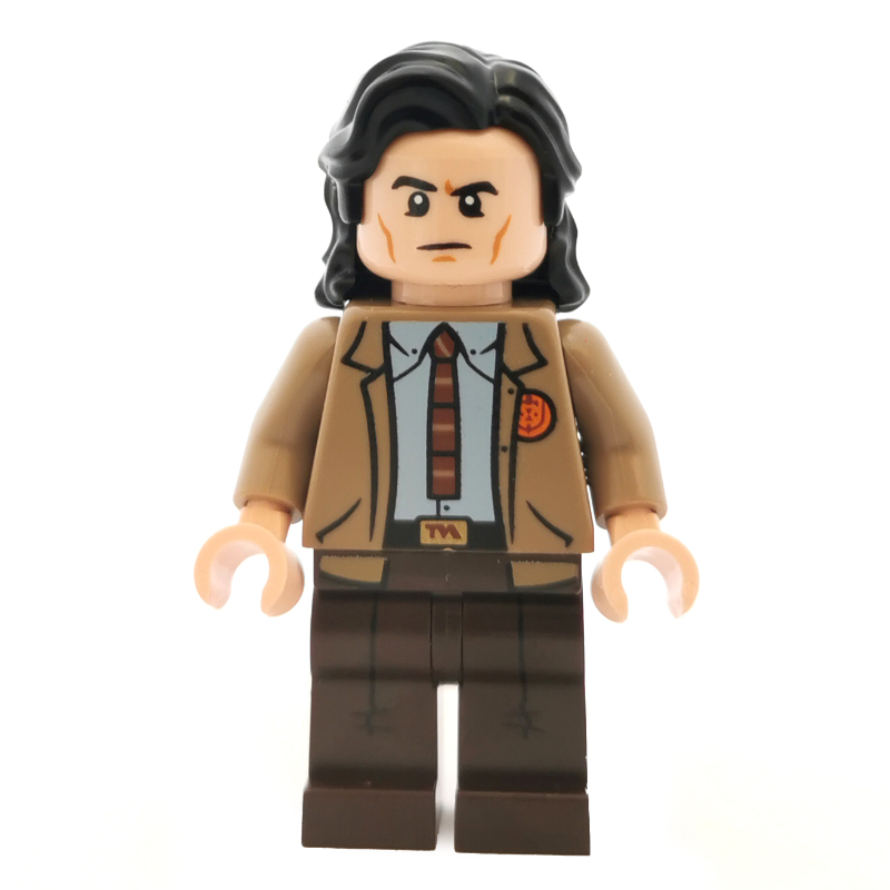 Loki, Dark Tan Jacket, Dark Brown Legs — minifigure detail