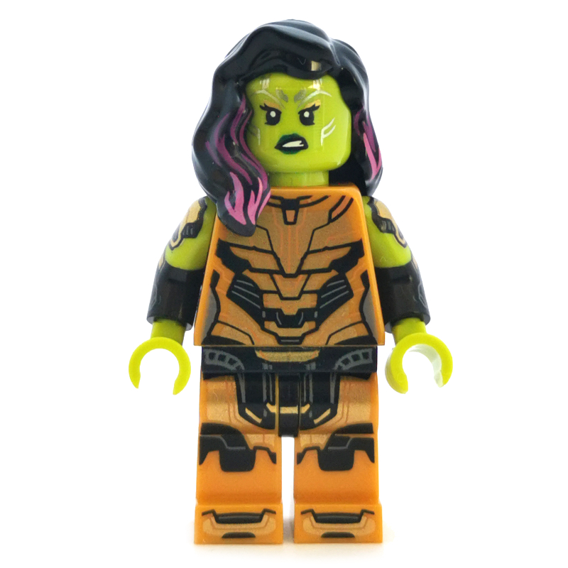 Gamora - Gold Armor — minifigure detail