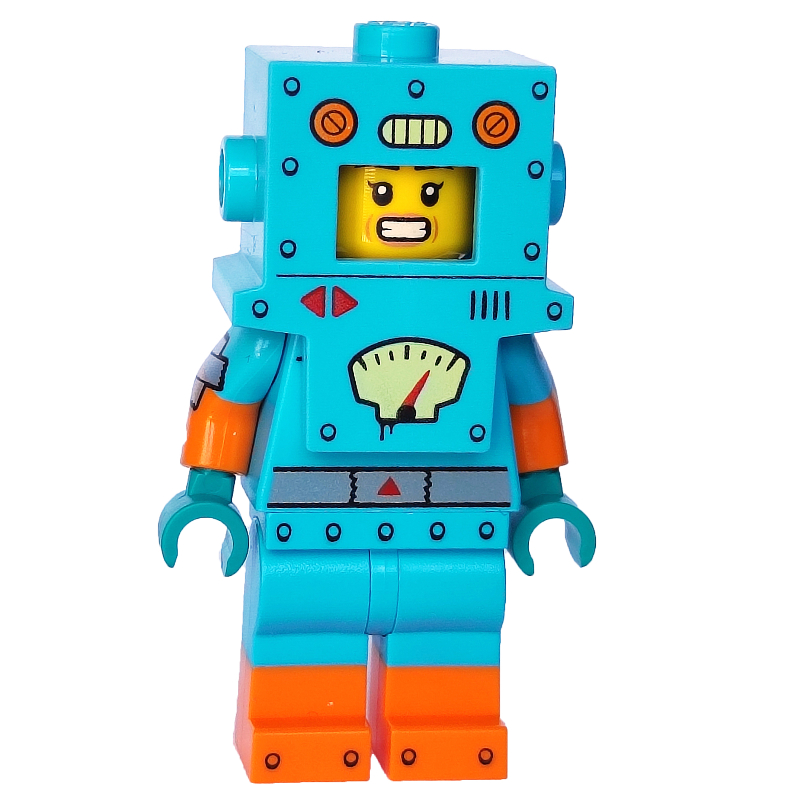 Cardboard Robot — minifigure detail