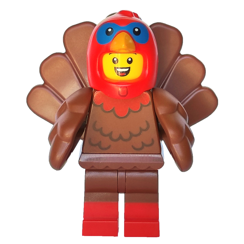 Turkey Costume — minifigure detail