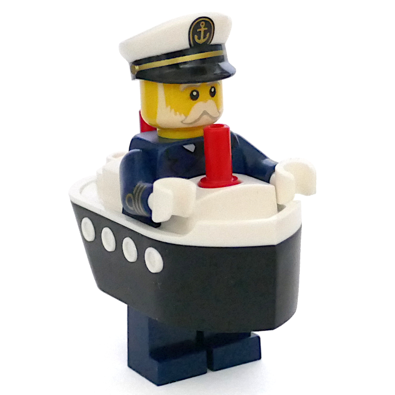 Ferry Captain Costume — minifigure detail