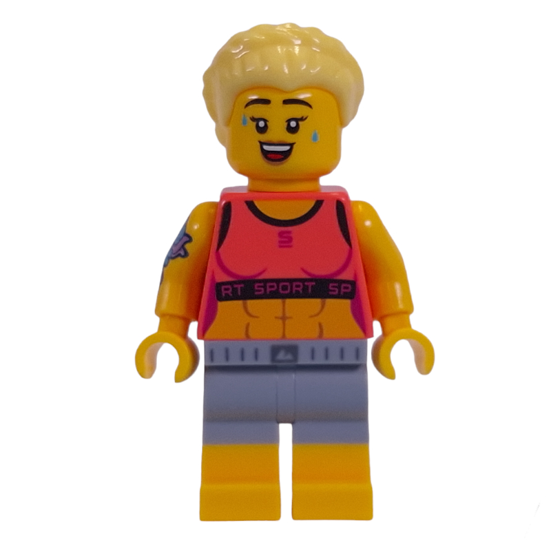 Fitness Instructor — minifigure detail