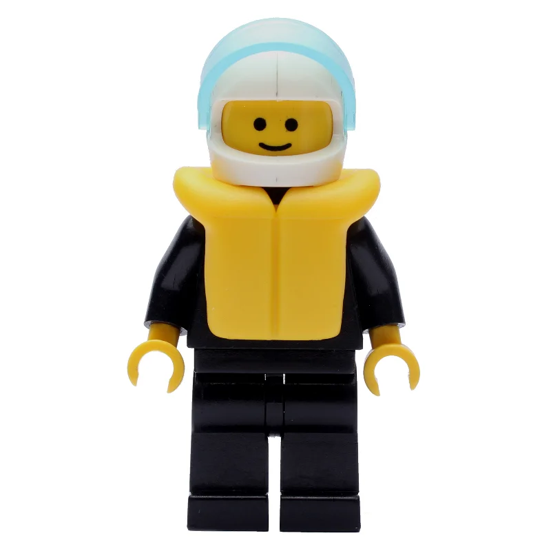Man, Plain Black, Helmet and Visor