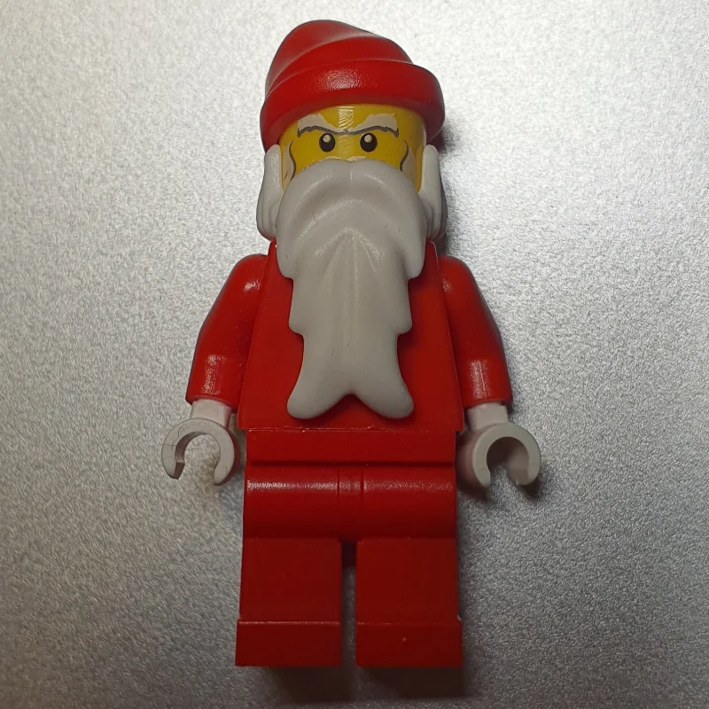 Santa, Plain Red, White Hands, White Eyebrows