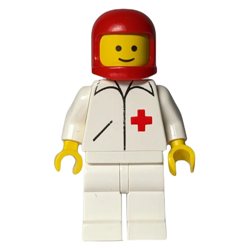 Doctor, White Jacket with Red Cross, White Legs, Red Helmet