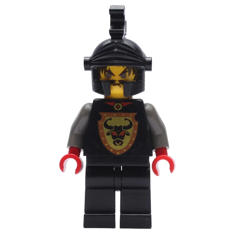 Knight (Knights Kingdom I) - Cedric the Bull, Black Helmet