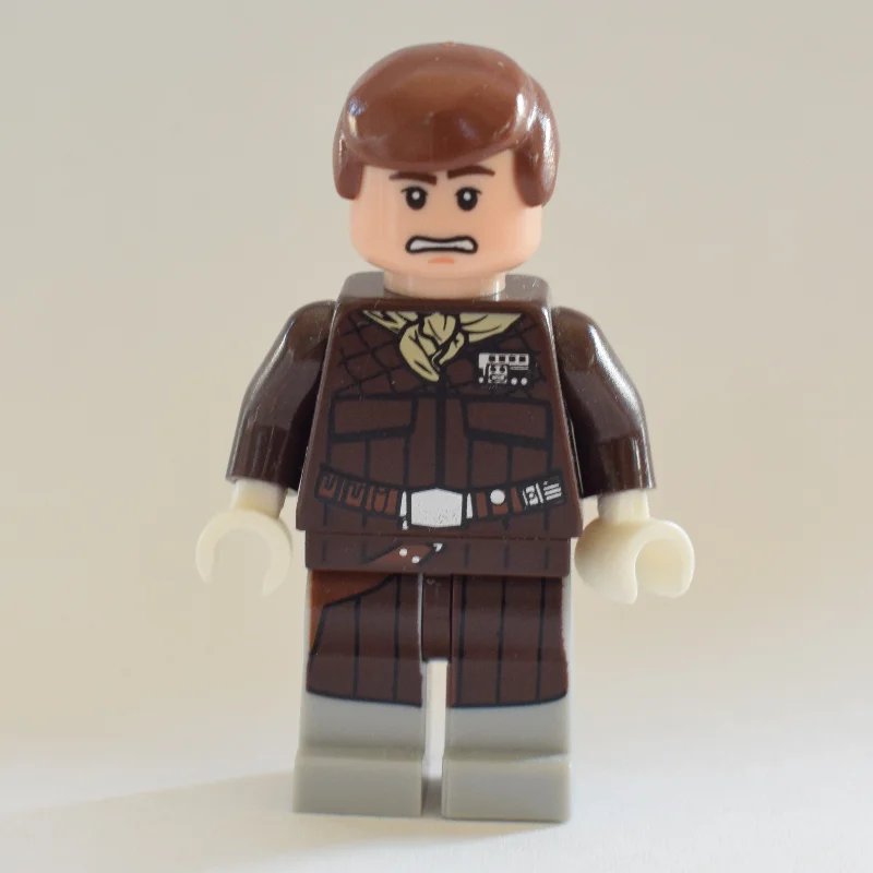 Han Solo, Hoth Outfit, Dark Brown Jacket with Tan Neckerchief