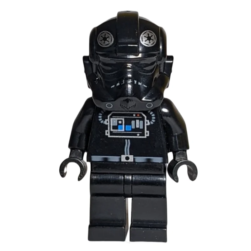 TIE Pilot, Plain Legs, Printed Black Head