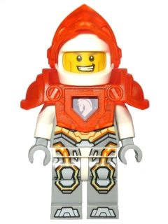 Lance Richmond with Trans-Neon Orange Visor and Armor