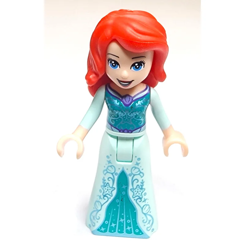 Ariel - Human Form, Light Aqua Dress