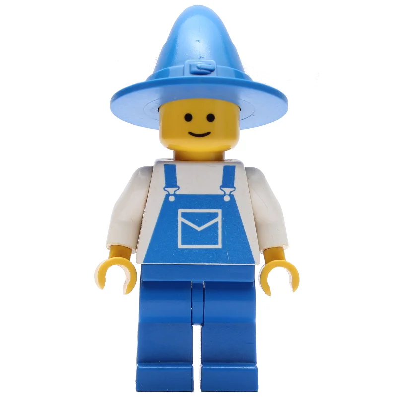 Overalls Blue with Pocket, Witch Hat