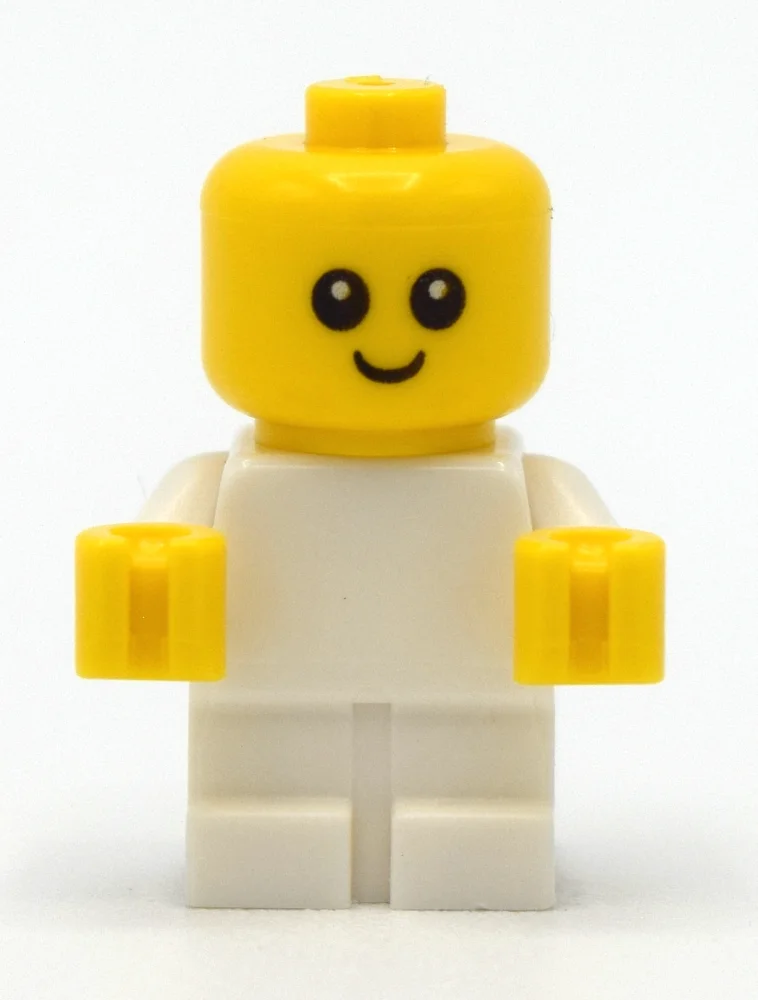 Baby, White Body - Head with neck