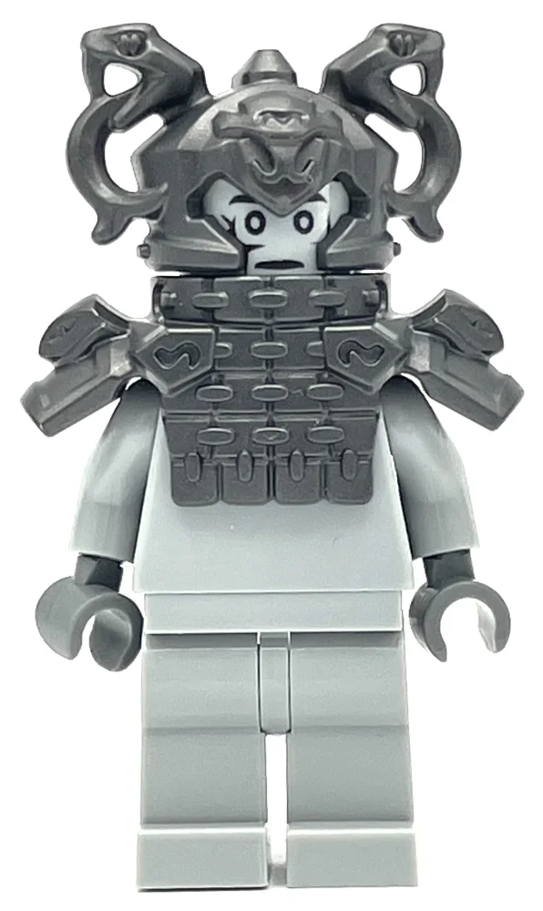 Stone Snake Temple Guardian Statue