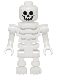 Skeleton, Standard Face, Angular Rib Cage, Bent Arms, Vertical Hand Clips