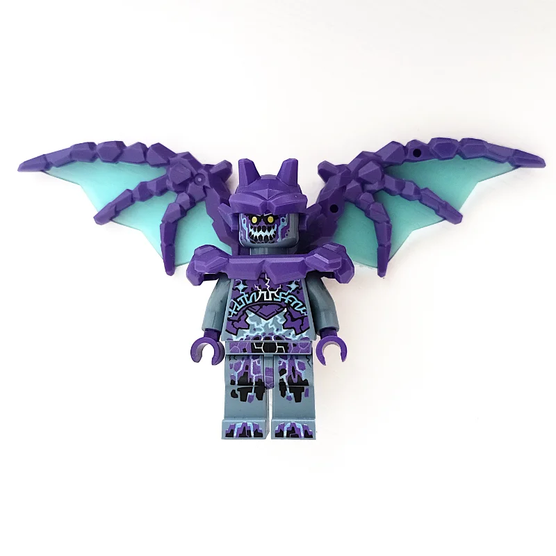 Gargoyle with Dark Purple and Trans-Blue Wings