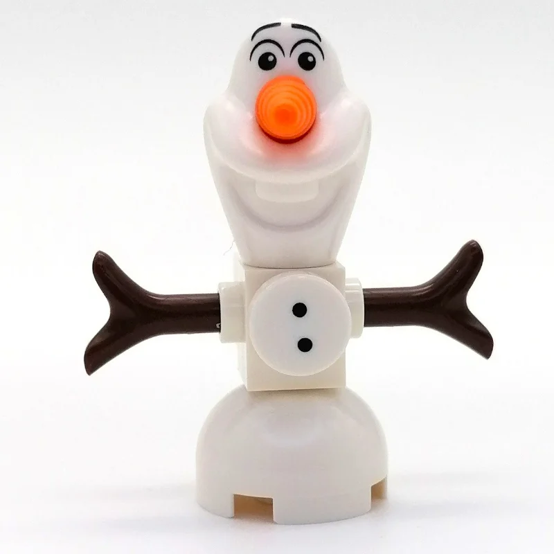 Olaf - Brick Built, Buttons, Clip On Back