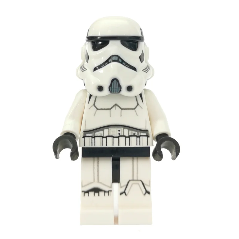 Stormtrooper, Black Squares on Back of Helmet, Open Mouth