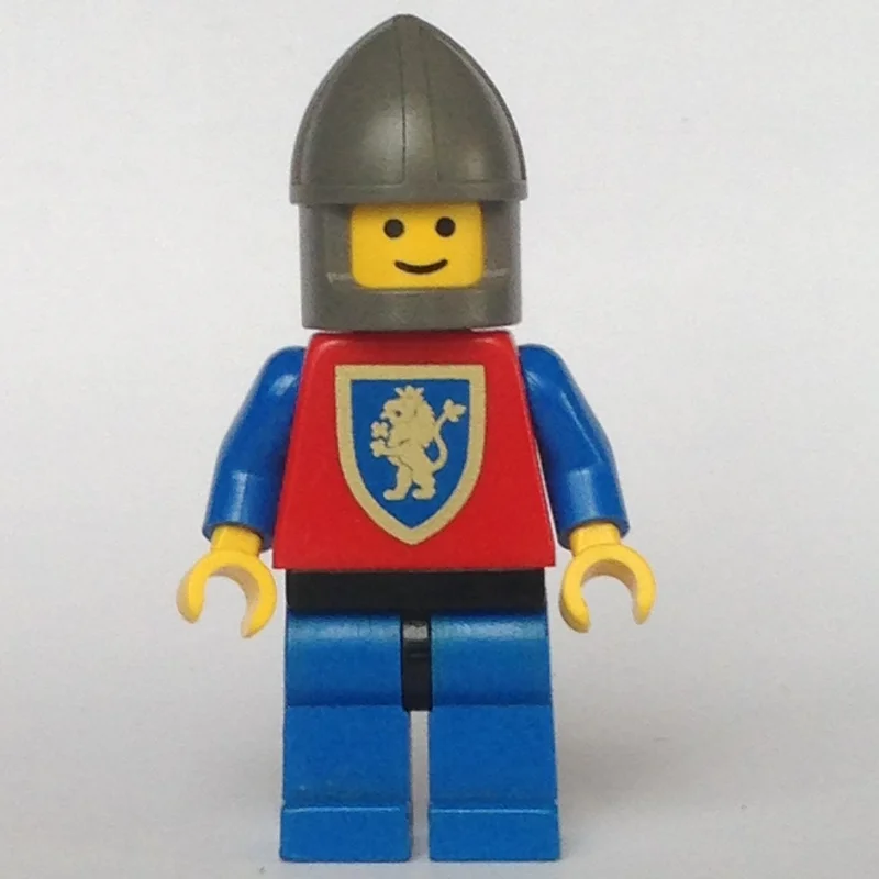 Knight (Crusader Lion) - Blue Legs, Chin-Guard