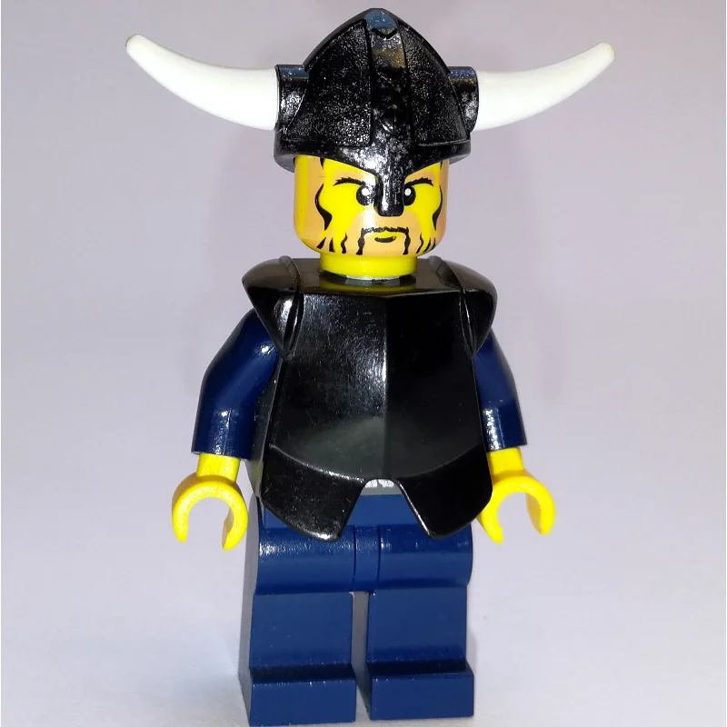 Viking Warrior - Black Breast Plate, Dark BLue Legs