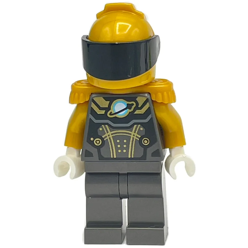 Astronaut, Pearl Titanium Spacesuit, Pearl Gold Epaulette and Helmet