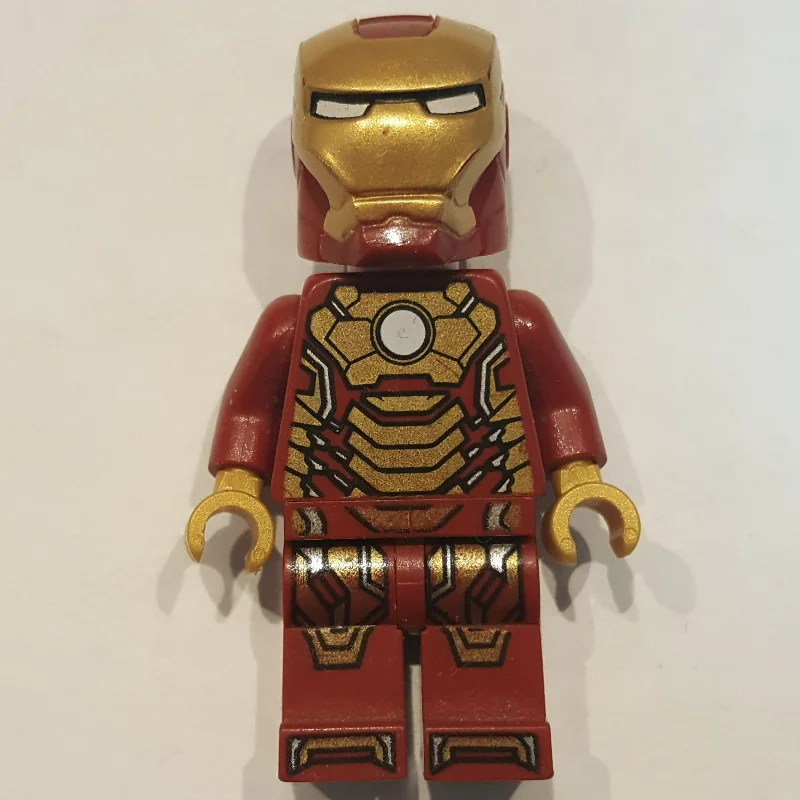 Iron Man Mark 42 Armor, Plain White Head