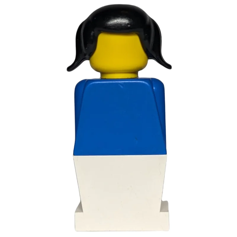 LEGOLAND Female Blue Torso, White Legs