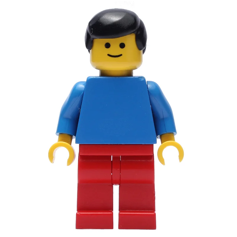 Man - Blue Torso, Red Legs, Black Hair